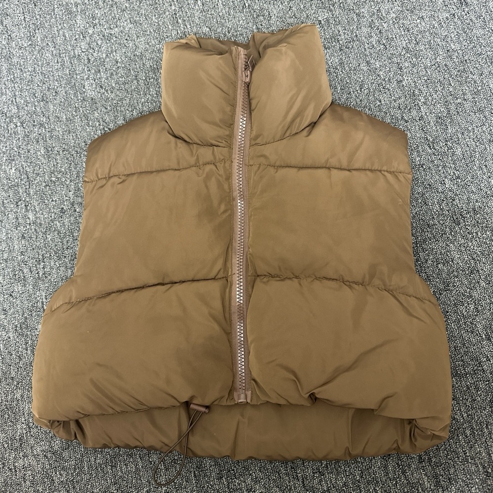 Brown Puffer Vest